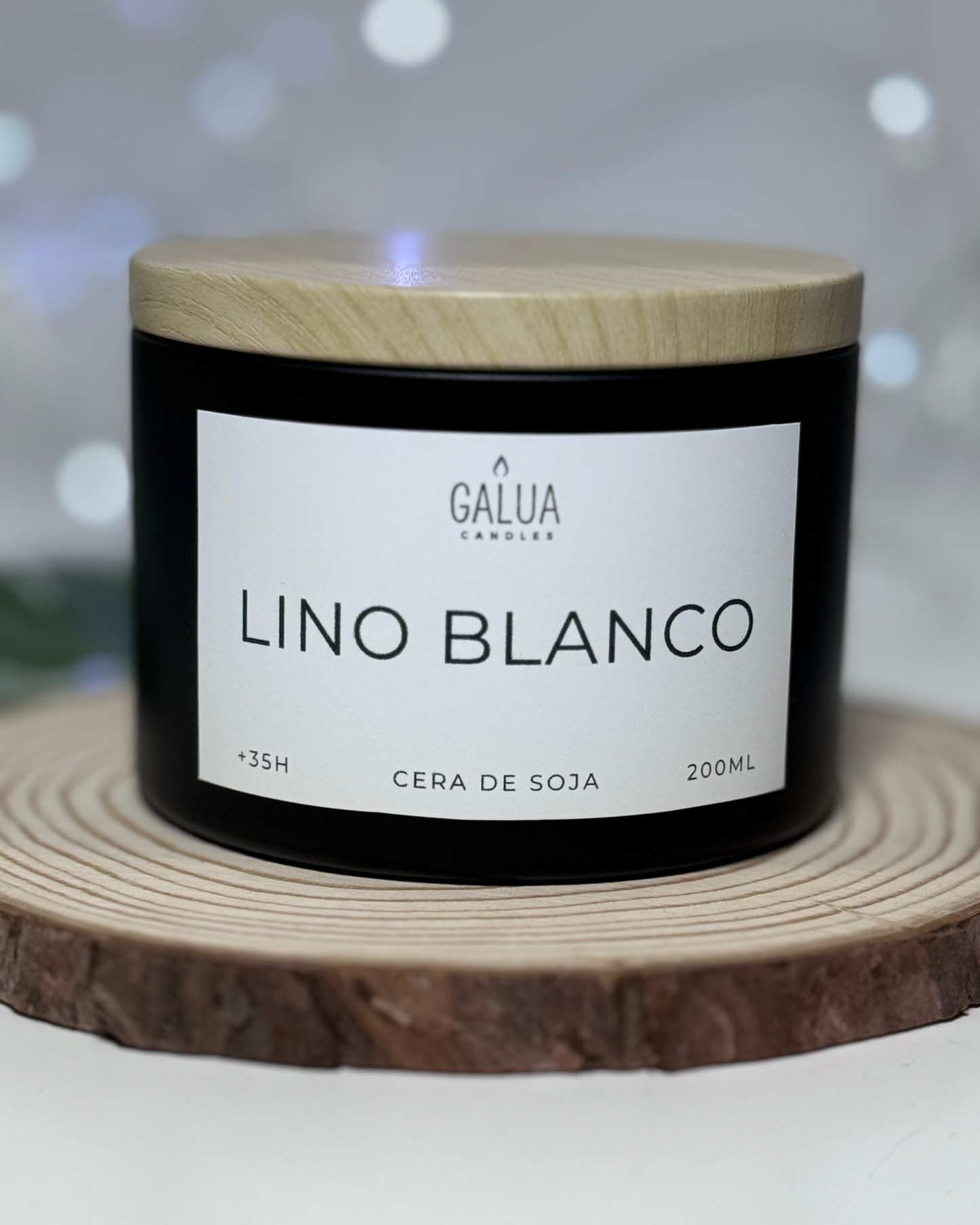 Vela aromatica - Lino blanco