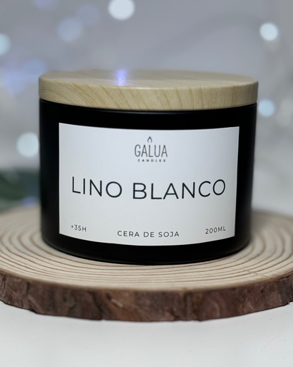 Vela aromatica - Lino blanco